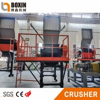 Máquina de Reciclaje de PET Automática Boxin de 500 kg/h, Trituradora y Lavadora de Desechos de PET para Fábrica de Lavado de Plástico