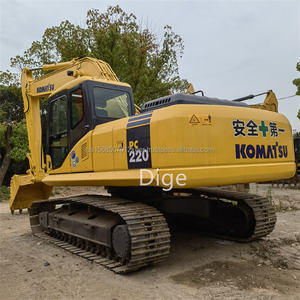 Professionnel à bas prix utilisé KOMATSU PC220-7 de taille moyenne hydraulique sur chenilles pelle moteur moteur boîte de vitesses pompe à engrenages portant PLC - Product Image 5