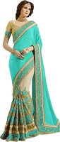 Robe bohème indienne/portugaise en Satin et filet demi-longueur pour femme, mode ethnique, travail avec du vrai diamant