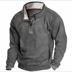 Sweat-shirt d'extérieur de conception OEM, veste polaire, coupe-vent, pull-over tactique en polaire pour hommes, pour la chasse et les voyages - Product Image 3