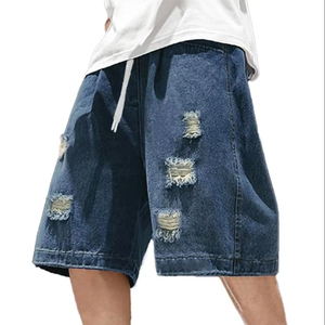 กางเกงยีนส์แนวสตรีทแบบวินเทจของผู้ชายกางเกงยีนส์ทรงหลวมผ้าเดนิม Y2K ผ้าฝ้ายเบาสบายๆ - Product Image 1