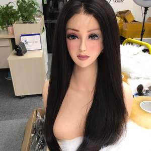 Meilleure qualité HD Frontal Lace Perruque 100% cheveux Remy raides naturels du Vietnam pour les femmes noires - Product Image 1