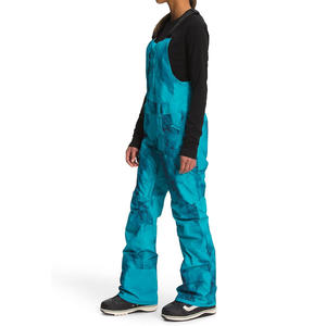 Baberos de esquí personalizados para mujer Pantalones de nieve con aislamiento impermeable con impresión de logotipo y servicio OEM ODM para deportes de invierno al aire libre - Product Image 5