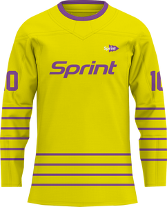 Pratique maillots de Hockey pour adultes OEM personnalisé Spandex Logo Time Sportswear tissu vêtements de travail pièces couleur 100% Polyester séchage rapide - Product Image 5