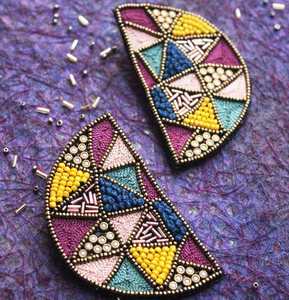 Boucles d'oreilles multi-perles faites à la main, bijoux de fête pour femmes, au meilleur prix, boucles d'oreilles à perles - Product Image 5