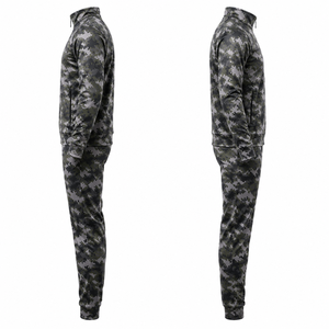 Chándal de Camuflaje Digital Personalizado para Hombre, Chaqueta Deportiva con Cremallera Completa, Pantalones Jogger, Ropa Deportiva OEM ODM de Marca Privada - Product Image 2