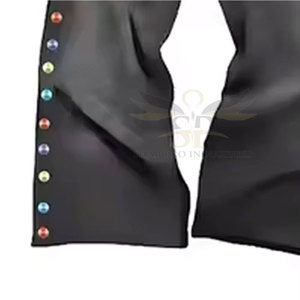 Venta caliente Chándal de diamantes de imitación con detalles brillantes Chándal de diamantes de imitación Traje de dos piezas Proveedor al por mayor - Product Image 6