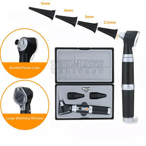 Otoscopio Manual Portátil de Acero Inoxidable, Juego de Diagnóstico ENT, LED Ajustable, Esterilización a Alta Temperatura, Reutilizable, Quirúrgico - Product Image 3