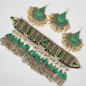 Fabricants sur mesure, dernières créations, ensembles de bijoux afghans Kuchi vintage, bijoux afghans faits à la main pour femmes, pour les mariages et les fêtes, 2025 - Product Image 6