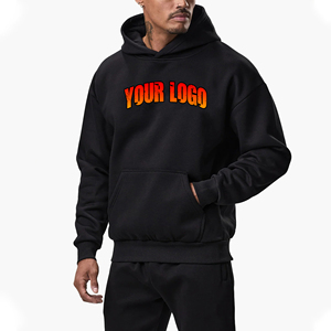 OEM/ODM 100% algodón de invierno de peso pesado de gran tamaño Drop Shoulder Hoodies con logotipo personalizado serigrafiado y colores - Product Image 1