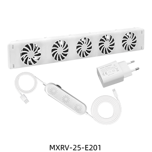 Ventilateur d'agriculture verticale intérieure à installation magnétique, expédition en 3 jours |   Ventilation de rack de culture réglable 102 m³/h avec connexion en chaîne <span class=keywords><strong>USB</strong></span>-C - Product Image 2