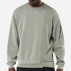 Sudadera transpirable de manga larga con logotipo personalizado para hombre, Jersey estampado y bordado con cuello redondo holgado, para invierno - Product Image 1
