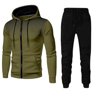 Chándal Informal con Capucha Estampado para Hombre, Talla Grande, de Invierno, de Algodón y Poliéster, Ropa Deportiva Ligera, Precio Económico - Product Image 1