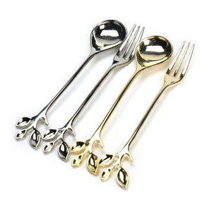 Juego de Cubiertos Desechables de Acero Inoxidable Plateado de Diseño Moderno Único Hecho a Mano de la Mejor Calidad, Cuchara de Restaurante para Bodas - Product Image 4