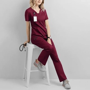 Uniforme de enfermera ultraligera para mujeres y hombres, ropa de trabajo para médicos de hospital, tela de Popelina, cirugía veterinaria - Product Image 3