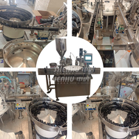 Machine automatique de remplissage et de bouchage de vernis à ongles, ligne de remplissage cosmétique multifonctionnelle, certifiée CE, volume et vitesse réglables