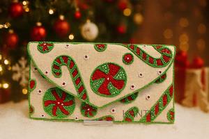 Sac à main brodé de perles élégantes de haute qualité, sac à main luxueux orné de perles pour les soirées et les événements formels, disponible au meilleur prix - Product Image 3