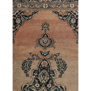 Alfombra de Lana Anudada a Mano Azul Aalam, Alfombra Rectangular Grande de 9x12 con Medallón para Decoración del Hogar, Sala de Estar, Pasillo, Pae-6464 - Product Image 3