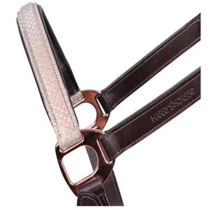 Top Quality Double Adjustable Anatomically Designed Leather Horse <b>Halter</b> with Cow Softy Padding & Durable Stitched <b>Halter</b> Horse - Product Image 2