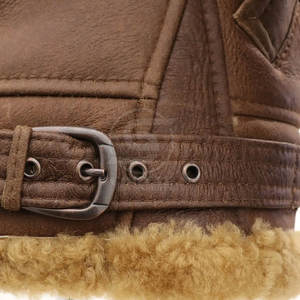 Veste en cuir d'agneau grande taille en gros, utilisation en extérieur, veste d'hiver, best-seller, prix bas, veste en cuir d'agneau pour homme - Product Image 5