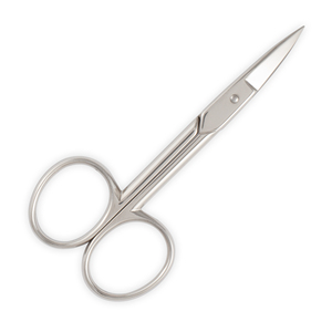 Ciseaux à ongles à cuticules en acier inoxydable de qualité allemande de haute qualité Outil de manucure incurvé droit avec pointe de lame tranchante pour la beauté - Product Image 3