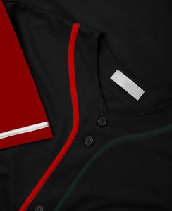 Conjuntos de Uniformes de Béisbol Duraderos para Equipos, Venta al por Mayor OEM, 100% Poliéster Transpirable con Botones - Product Image 6