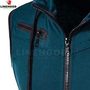 <b>Men's</b> <b>Sleeveless</b> <b>Hoodies</b> High Quality 100% Cotton Blended New Design for Winter - Product Image 5