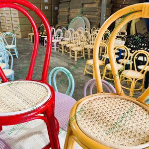 Sillas de ratán modernas ecológicas para niños, muebles de interior y exterior de alta calidad para sala de estar, cocina, coloridas para fiestas - Product Image 2