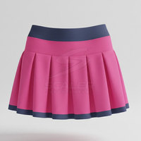 Jupe plissée moderne et élégante avec design de col personnalisé, uniforme de cheerleading pour la danse de compétition et les équipes de cheerleading, polyester et élasthanne