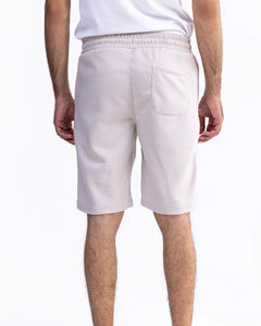 Pantalones cortos transpirables de alta calidad personalizados de alta calidad con cierre de cordón de cintura media informal de Color sólido para hombres - Product Image 3