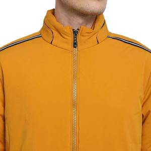 แจ็คเก็ตบอมเบอร์แบบมีซิปขอบด้านที่ปลอดภัยเสื้อแจ็คเก็ตบอมเบอร์เนื้อผ้าระบายอากาศได้ดีทนทานสำหรับกลางแจ้ง - Product Image 4