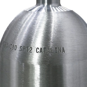 Tanque de Aire para Buceo de 11.1L, Cilindro de Aluminio de 13.6 kg, Válvula DIN de 80 pies cúbicos, 232 bar, Equipo de Buceo - Product Image 6