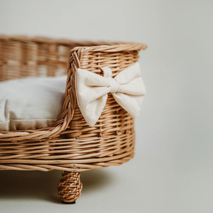 Rattan Pet <b>Bed</b> Natural Rattan Handmade Sleeping <b>Bed</b> for Small Pets - Product Image 4