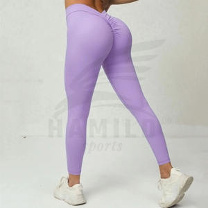 Custom High Waist Women's Fitness Leggings New Design Quick Dry Gym Workout <b>Pants</b> XL Size Seamless Breathable Unique Print - Product Image 5