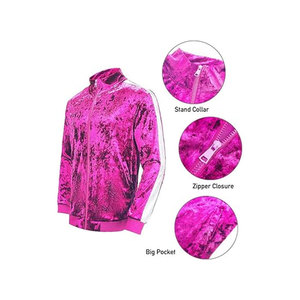 Survêtement à capuche en velours 2 pièces pour hommes Pull à capuche en velours à manches longues Casual Athletic Jogging Sweatsuit Survêtement Ensembles - Product Image 5