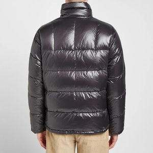 Classic Plus Size Outdoor Men's Puffer Jacket Stand Diseño con capucha Características ecológicas Logotipo frontal-Tamaños personalizables Colores - Product Image 4