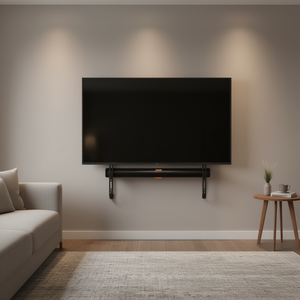 COMFORT Tvm 3603 Estante de almacenamiento fijo negro 3836030 para TV/Monitor Soporta hasta 75 kg con VESA 600 X 400 - Product Image 3