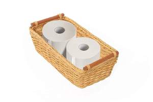 Best Selling Vintage <b>Rattan</b> <b>Storage</b> Basket Rectangle Designs for Kitchen Dining Room Quality Product By VgreenArt in Vietnam - Product Image 3