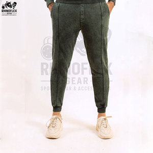 Ensembles de survêtements d'hiver à capuche unis et délavés à l'acide pour hommes – Qualité supérieure, personnalisables, légers, en polyester/coton respirant - Product Image 3