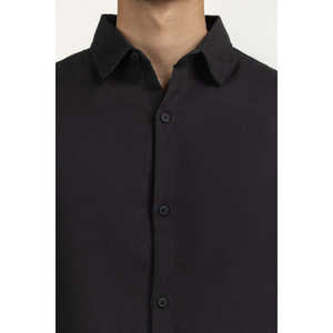 Chemises décontractées pour hommes 100% coton, anti-plis, à rayures, en popeline, coupe classique, chemises habillées ODM pour le bureau ou le travail - Product Image 5