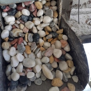 Mix Color Natural Stone Pebble for Flower Pots Garden & Landscaping Decor Modern Villa Walkway & Outdoor Design - Product Image 2