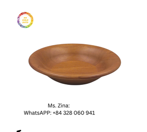 Offre Spéciale vaisselle en bois de hêtre de haute qualité assiettes de restaurant en bambou durables avec gravure de l'usine du Vietnam - Product Image 4