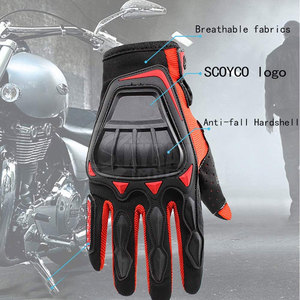 2024 Design cuir souple doigt complet moto gants de course respirant Protection des mains pour les Sports de plein air - Product Image 3