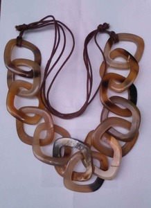 Venta caliente Javed artesanías estilo Premium pulido Natural búfalo cuerno pendiente collar Animal alta calidad Premium accesorio - Product Image 3