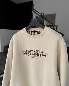 Sweat-shirt à capuche en coton 100% pour hommes OEM T-shirts à manches longues avec logo imprimé personnalisé - Product Image 1