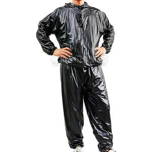 Pakistan Manufacture Solid Color <b>Men's</b> Oversized <b>Sauna</b> <b>Suit</b> with Customized Logo for Home Use - Product Image 1