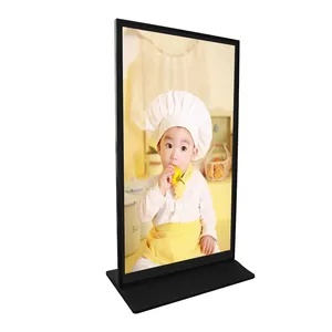 Meistverkaufter intelligenter Kiosk vertikale LCD-Werbeanzeige digitale Beschilderung boden stehender Touchscreen