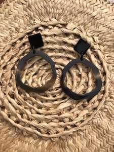 Elegantes Pendientes de Cuerno de Búfalo, Ecológicos, Hechos a Mano, Forma Natural Moderna, Ligeros, Artesanales, Joyería para Boda - Product Image 2