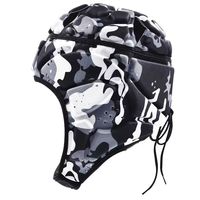 Rugby Camo Design Softshell Casque 7on7 Drapeau Football Casque Soft Shell Logo Personnalisé Couvre-chef Rugby Softshell Casques