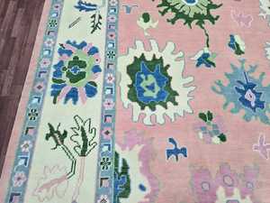 Hecho EN LA India Alfombras de lana fina hechas a mano Suave anudado a mano Tamaño personalizable 5x8 a 12x14 para oficina en casa y hoteles color vibrante - Product Image 3